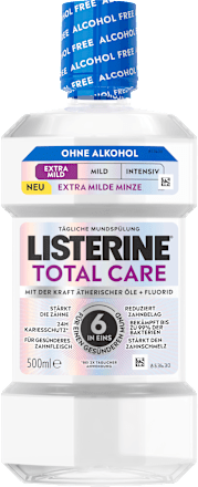 Mundspülung Total Care Extra Milde Minze alkoholfrei Listerine