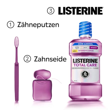 Mundspülung Total Care Intensive Minze alkoholfrei Listerine