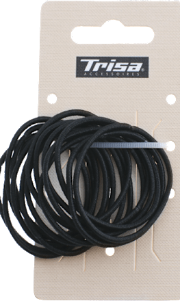Ластици тънки, черни TRISA