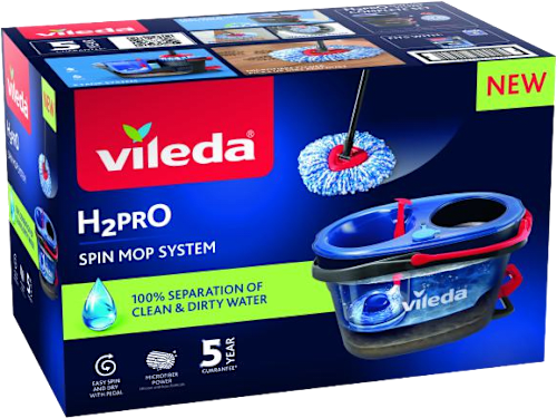 H2PRO třásňový rotační mop Vileda