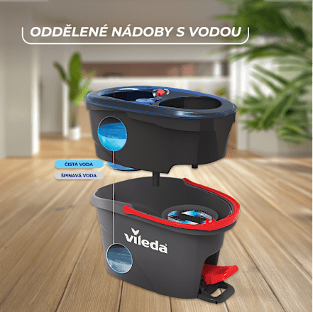 H2PRO třásňový rotační mop Vileda