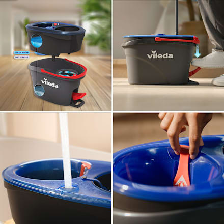 H2PRO třásňový rotační mop Vileda