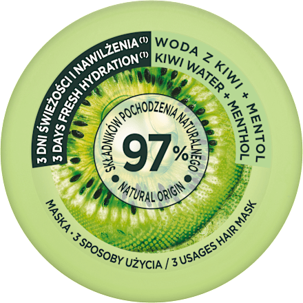 Maska do włosów suchych, tłustych u nasady Kiwi Hair Food GARNIER FRUCTIS