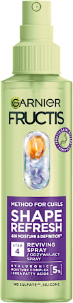 Spray nawilżający i podkreślający skręt do włosów kręconych Method for Curls GARNIER FRUCTIS