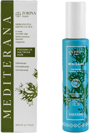Mediterana hidratantna krema za lice ZORINA mast