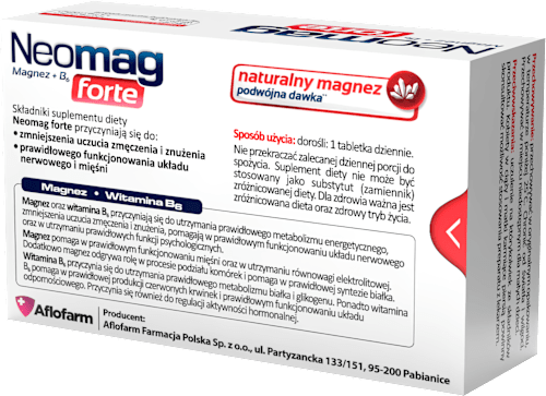 Suplement diety Forte, tabletki Neomag