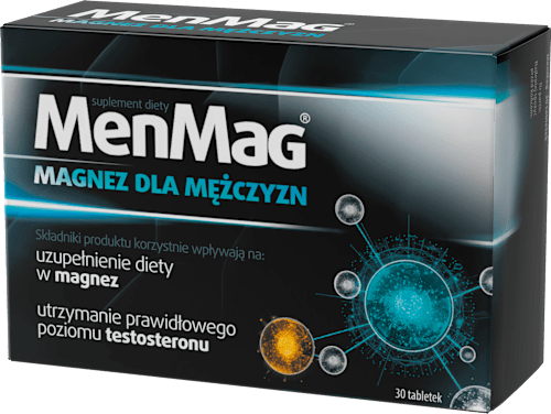 Suplement diety magnez dla mężczyzn, tabletki MENMAG