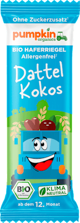Baton ovăz, curmale și cocos ECO 12+  pumpkin organics