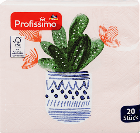 Servietten Plant Lover 25 x 25 cm Profissimo
