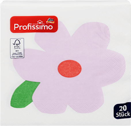 Serviete Jesensko cvetje, 25 x 25 cm Profissimo