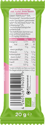 Baton de ovăz și fructe ECO 12+ luni pumpkin organics