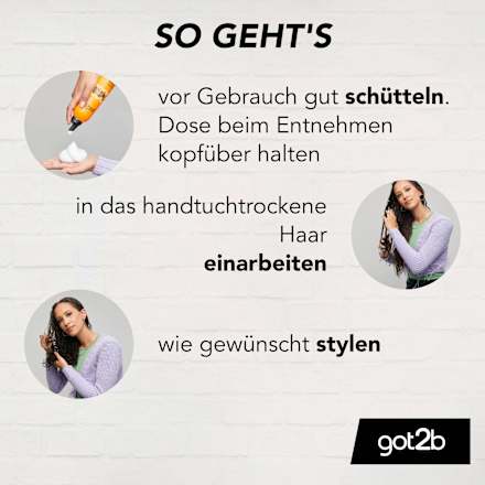 Schaumfestiger Lockmittel got2b