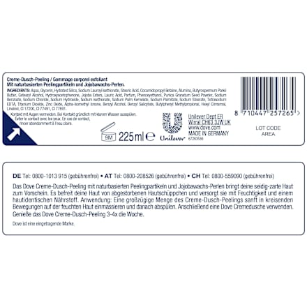 Körperpeeling Granatapfel & Sheabutter Dove