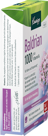 Baldrian 1000 Tabletten 30 St Kneipp