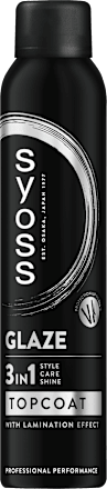 Spray do włosów z efektem laminacji Glaze Topcoat syoss
