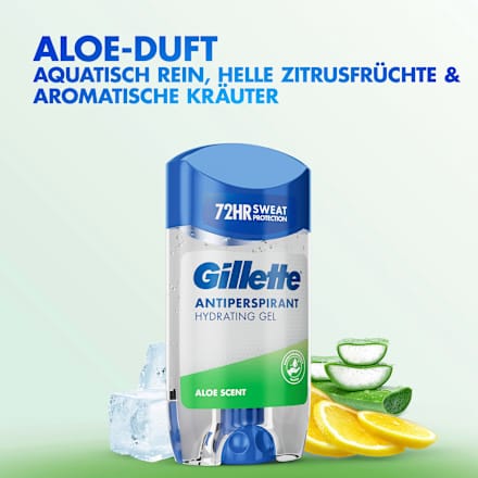 Antitranspirant Deostick Hydrating Gel Aloe Scent Gillette