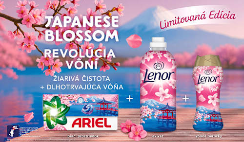 Vonné perličky na pranie Japanese Blossom Lenor