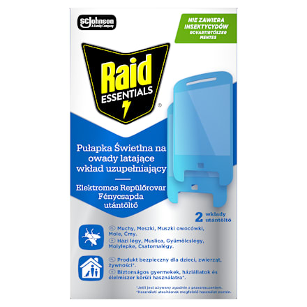 Elektromos repülőrovar fénycsapda utántöltő Raid