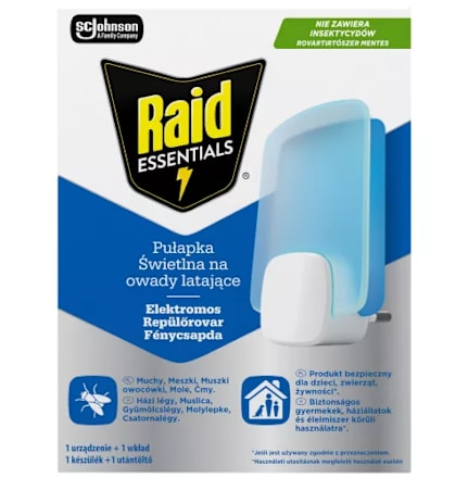 Elektromos rovar fénycsapda Raid