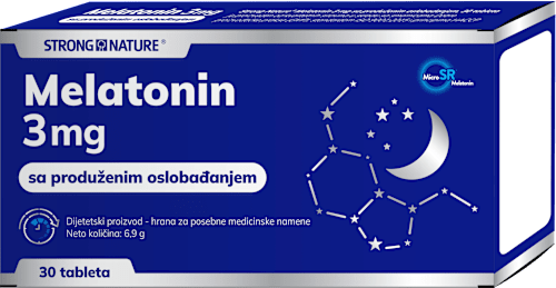 Melatonin 3mg tablete sa produženim oslobađanjem STRONG NATURE
