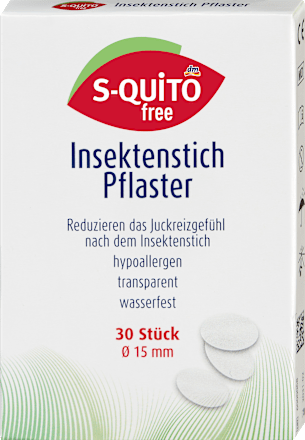Insektenstichpflaster Soforthilfe S-QUiTO free
