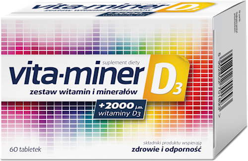 Suplement diety Vita-Miner D3 AFLOFARM
