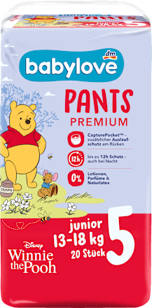 Plienkové nohavičky Premium, veľ. 5 junior, 13-18 kg babylove