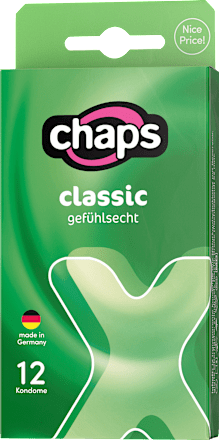 Kondome Classic Natur, Breite 52mm Chaps