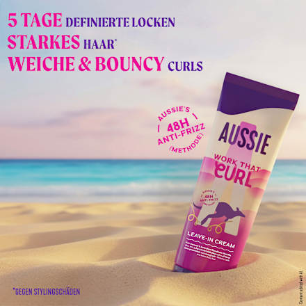 Leave-In Creme Work That Curl AUSSIE