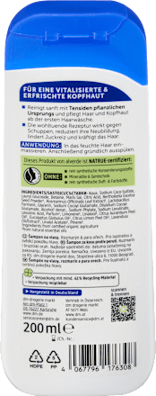 Šampón proti lupinám rozmarín a para orech alverde NATURKOSMETIK