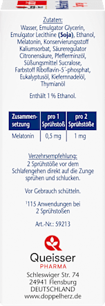 Melatonin Spray Doppelherz