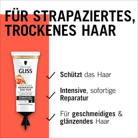 Haarkur SOS Total Repair Schwarzkopf GLISS