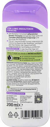 Šampon ANTI-FETT proti mastnim lasem z bio koprivo alverde NATURKOSMETIK