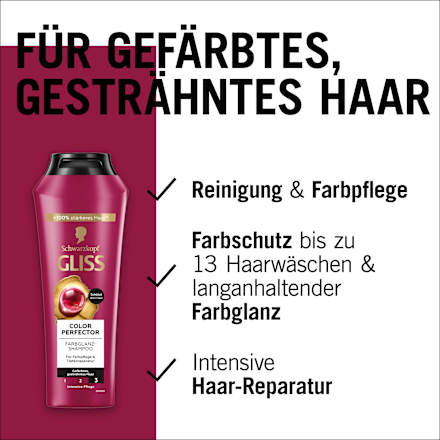 Farbglanzshampoo Color Perfector Schwarzkopf GLISS