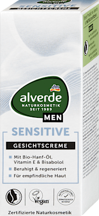 Crema viso SENSITIVE alverde MEN