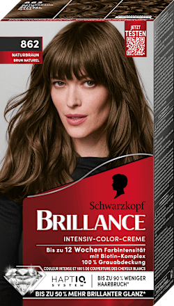 Intensiv-Color-Creme 862 Naturbraun Schwarzkopf Brillance