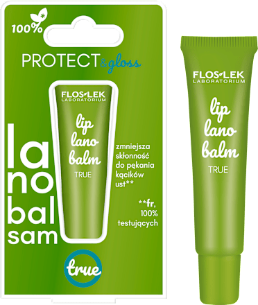 Lanobalsam do ust True Protect & gloss Flos Lek