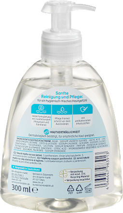 Flüssigseife, milde Seife Pflege & Hygiene, antibakteriell Balea