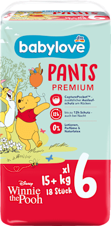 Plienkové nohavičky Premium, veľ. 6 xl (15+ kg) babylove