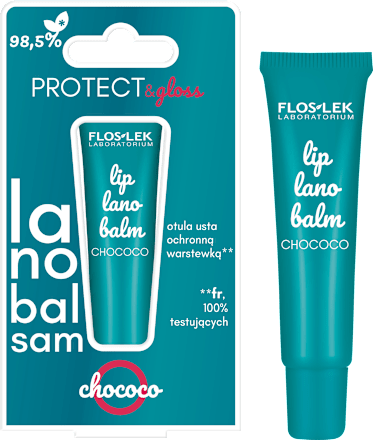 Lanobalsam do ust Chococo Protect & gloss Flos Lek