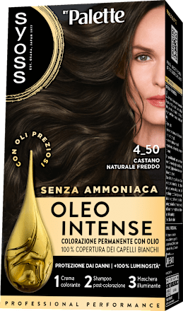 Colorazione permanente 4-50 castano naturale syoss Oleo Intense