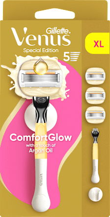 Borotva ComfortGlow Argan Oil +3 borotvafej Gillette Venus