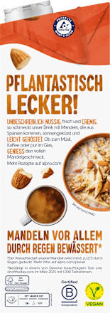 Mandeldrink geröstet ohne Zucker alpro