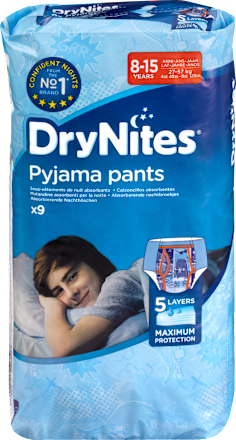 Pyjama Pants Teen (27-57 kg) blau HUGGIES DryNites