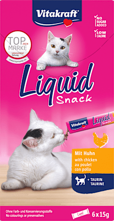 Katzensnack Liquid mit Huhn Vitakraft