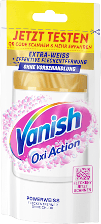 Fleckenentferner Pulver Weiß Vanish Oxi Action