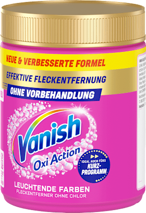 Fleckenentferner Wäsche Booster Pulver Vanish Oxi Action