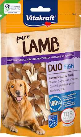 Hundeleckerli pure Lamb Duo Fish Vitakraft