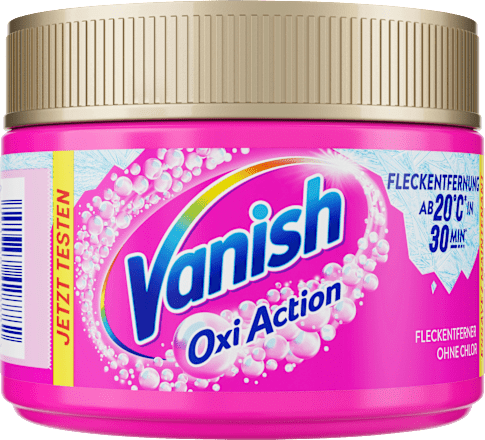 Fleckenentferner Pulver Oxi Action Pink Vanish
