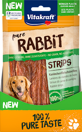 Hundeleckerli pure Rabbit Strips Vitakraft